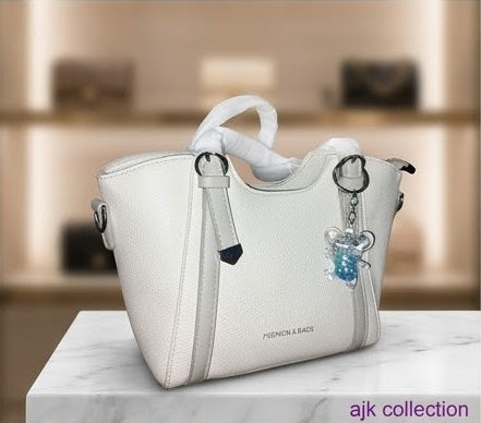 IMPORTED - Women Hand bag Classic Off-White