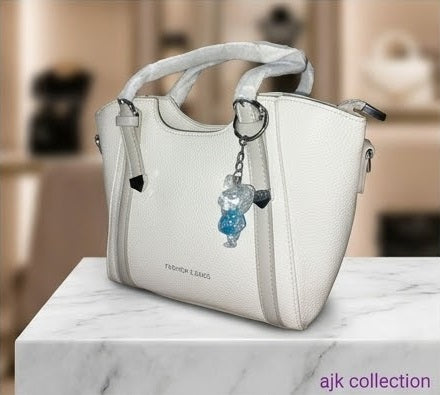 IMPORTED - Women Hand bag Classic Off-White