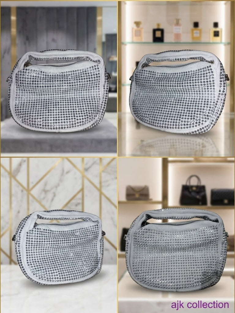 IMPORTED - Girls Sparkling Crystal Rhinestone Embellished Mini Handbag