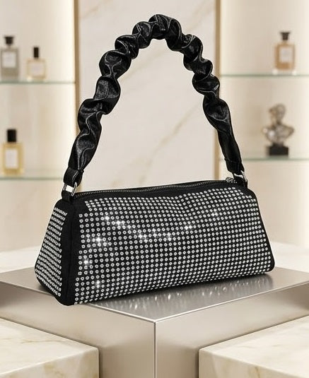 IMPORTED - Girls - Glitz & Glamour Rhinestone Barrel Shoulder Bag