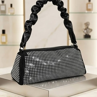 IMPORTED - Girls - Glitz & Glamour Rhinestone Barrel Shoulder Bag