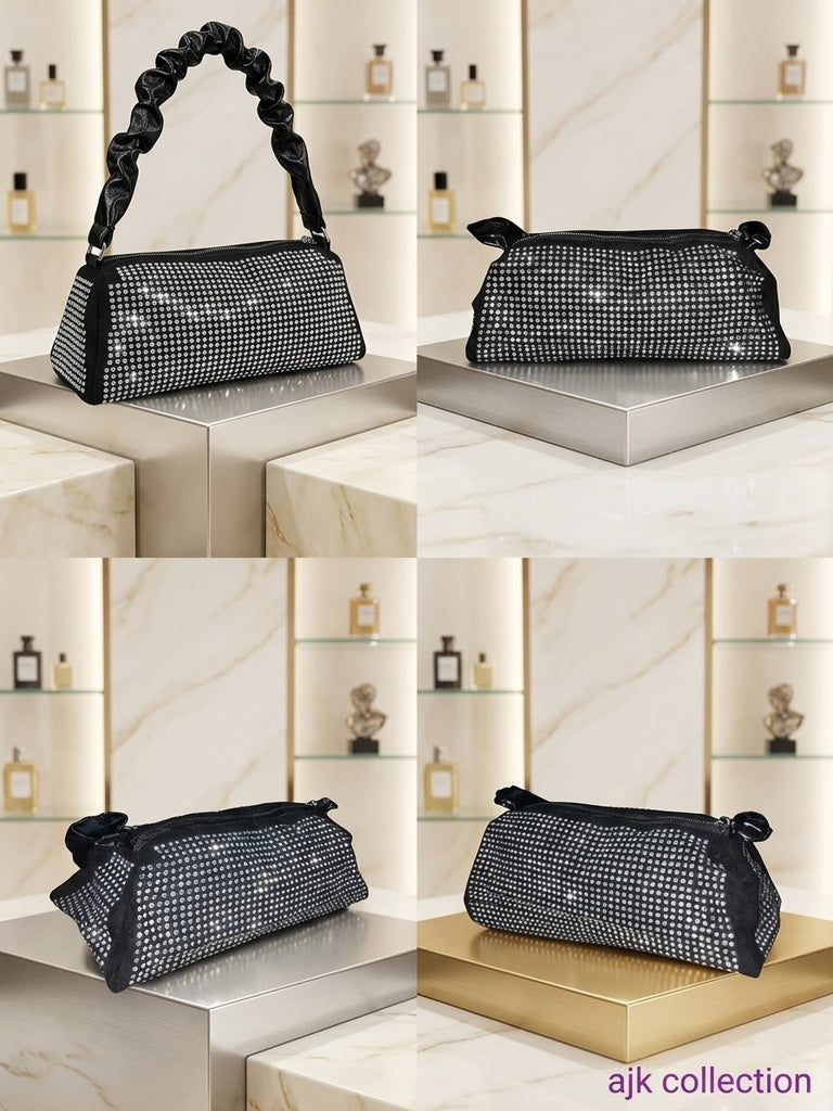 IMPORTED - Girls - Glitz & Glamour Rhinestone Barrel Shoulder Bag