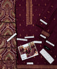 UNSTITCHED - Winter - Dhanak Fabric with Heavy Embroidery shawl (Copy)