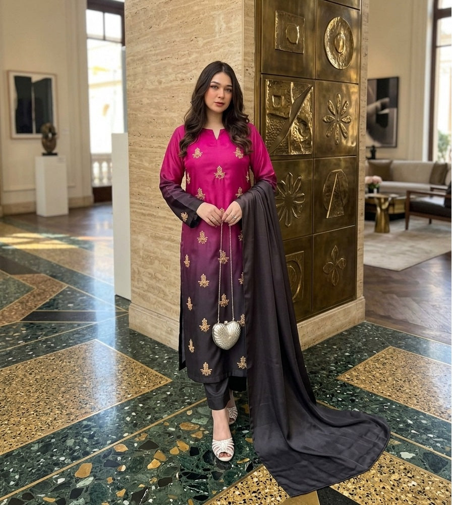 Winter Collection ❄️  Shamoz Silk Fabrics 3pc!
