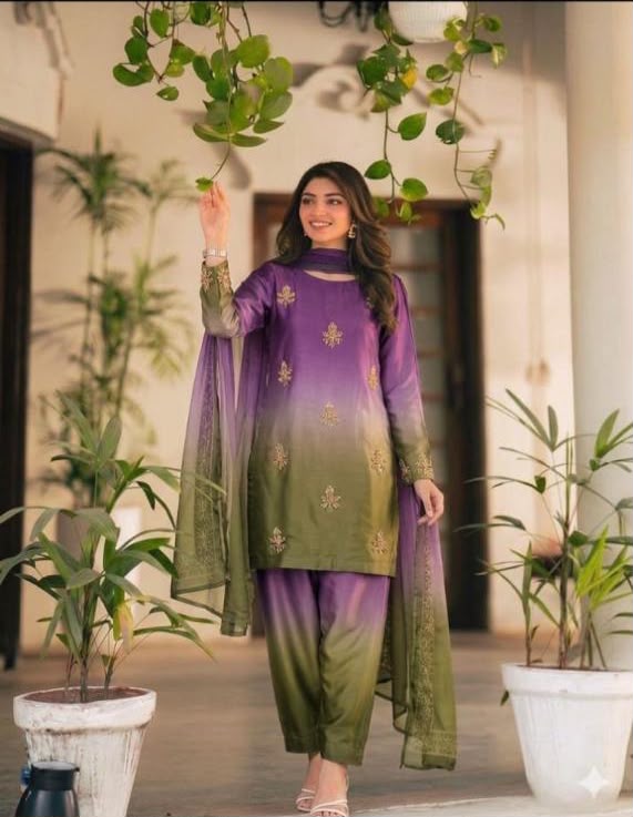 Winter Collection ❄️  Shamoz Silk Fabrics 3pc!